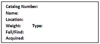 Figure 4: The specimen label