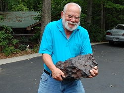 John holding Anita's wonderful Smithsonian replica