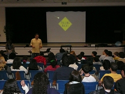 Dave teaching at East Cobb Middle School